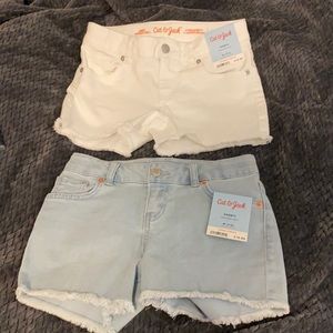 Girls denim shorts 2 for the price of 1